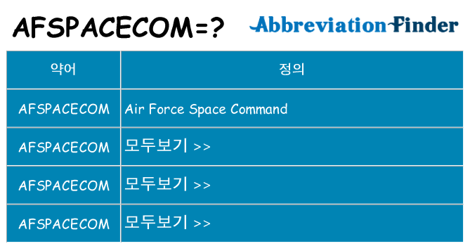 afspacecom 대 한 무엇을 서가