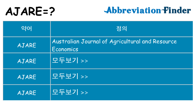ajare 대 한 무엇을 서가