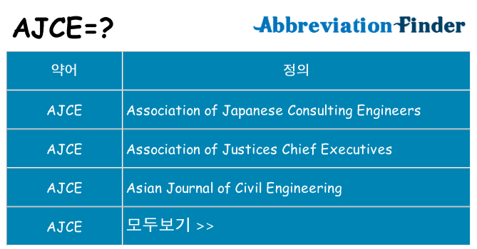 ajce 대 한 무엇을 서가