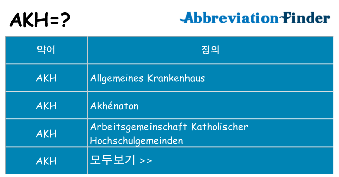 akh 대 한 무엇을 서가