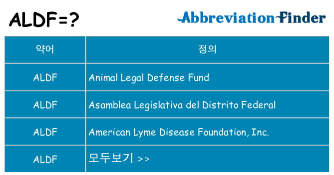 aldf 대 한 무엇을 서가