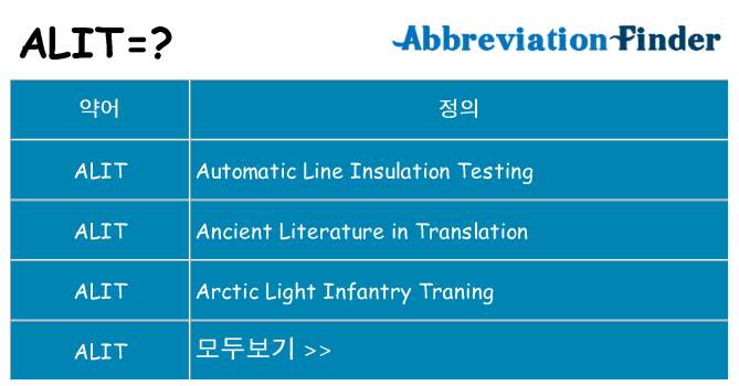 alit 대 한 무엇을 서가