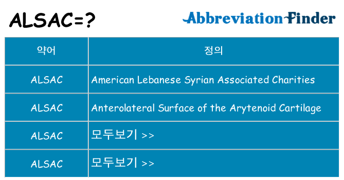 alsac 대 한 무엇을 서가