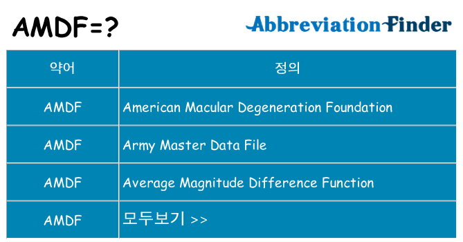 amdf 대 한 무엇을 서가