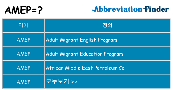 amep 대 한 무엇을 서가
