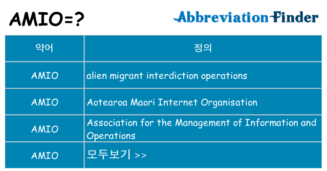amio 대 한 무엇을 서가