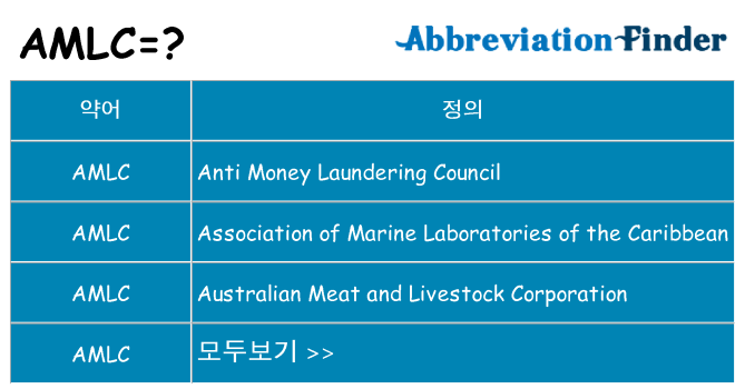amlc 대 한 무엇을 서가