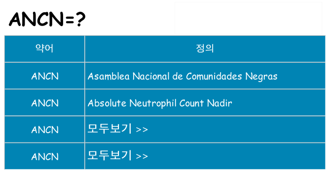 ancn 대 한 무엇을 서가