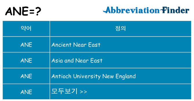 ane 대 한 무엇을 서가