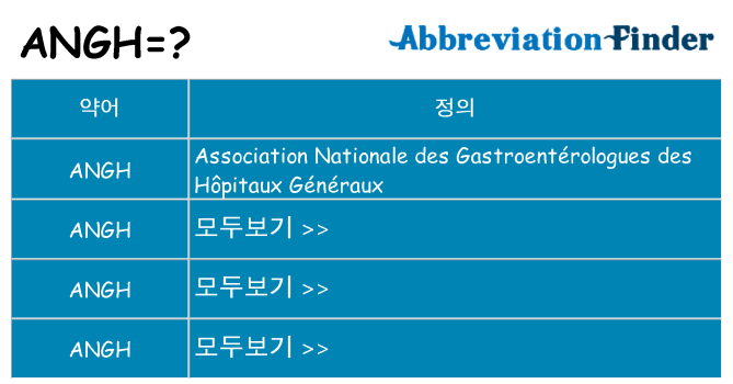 angh 대 한 무엇을 서가