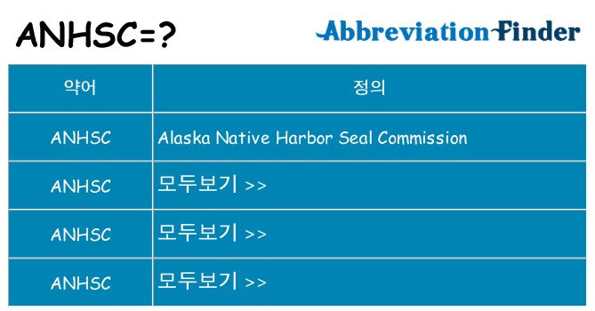 anhsc 대 한 무엇을 서가