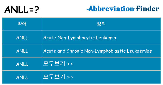 anll 대 한 무엇을 서가