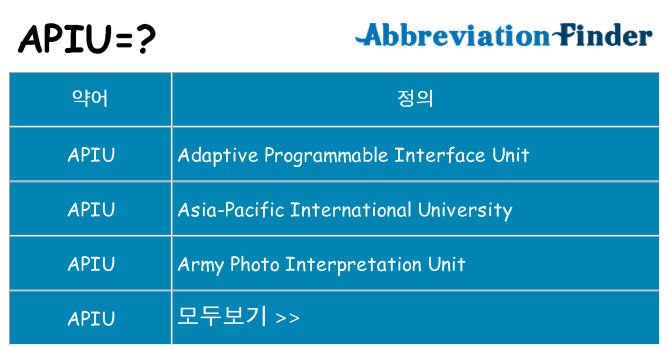 apiu 대 한 무엇을 서가