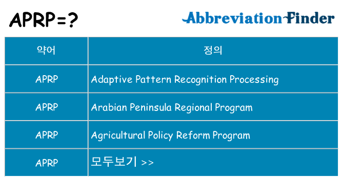 aprp 대 한 무엇을 서가