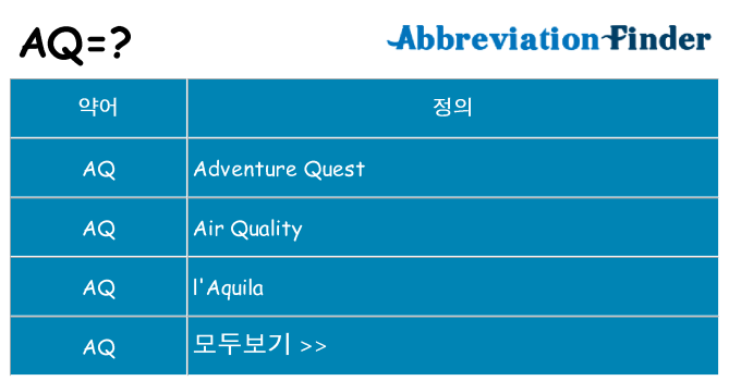 aq 대 한 무엇을 서가