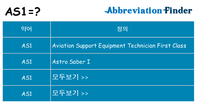 as1 대 한 무엇을 서가