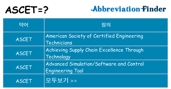 ascet 대 한 무엇을 서가