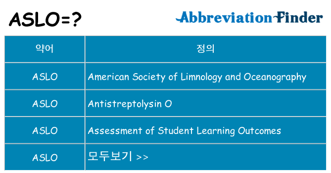 aslo 대 한 무엇을 서가