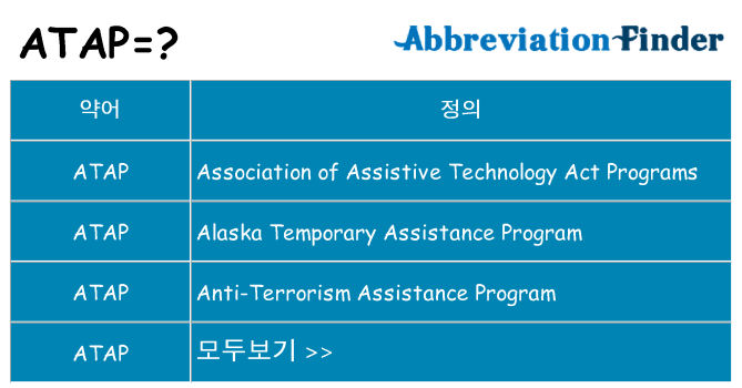 atap 대 한 무엇을 서가