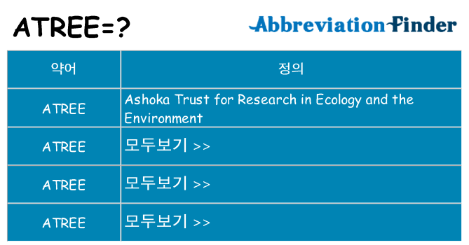 atree 대 한 무엇을 서가
