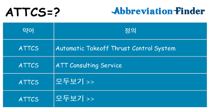 attcs 대 한 무엇을 서가