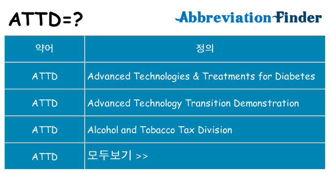 attd 대 한 무엇을 서가