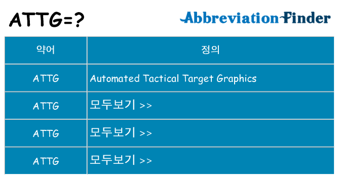 attg 대 한 무엇을 서가