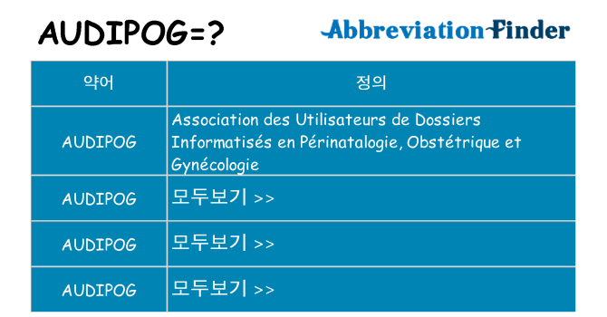 audipog 대 한 무엇을 서가