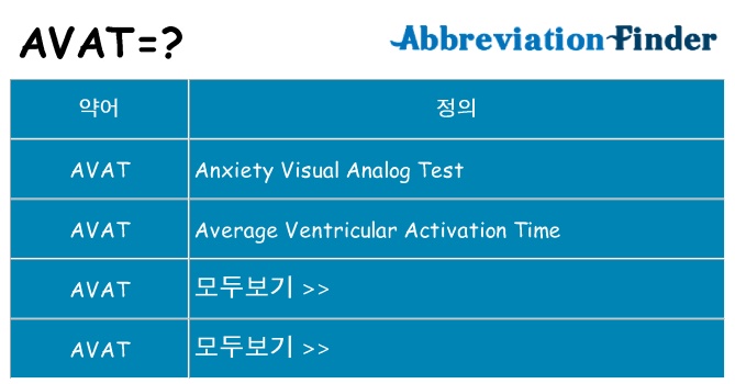 avat 대 한 무엇을 서가