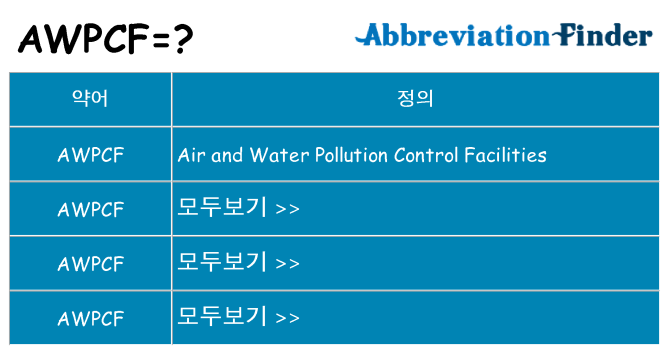 awpcf 대 한 무엇을 서가