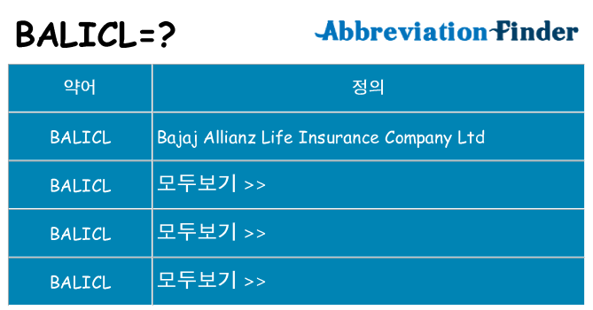 balicl 대 한 무엇을 서가