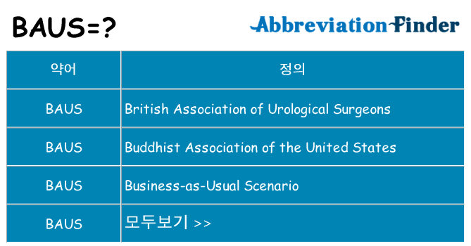 baus 대 한 무엇을 서가