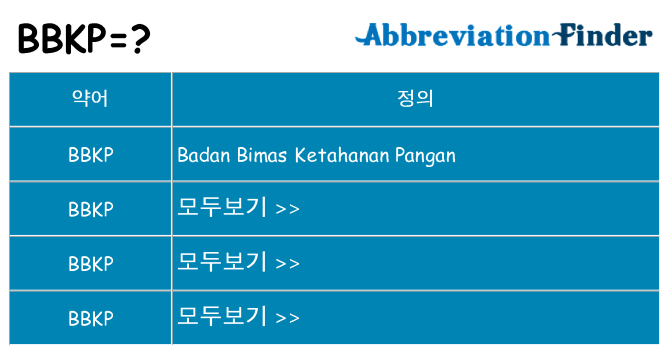 bbkp 대 한 무엇을 서가
