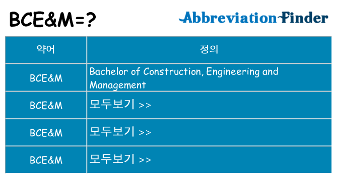 bcem 대 한 무엇을 서가