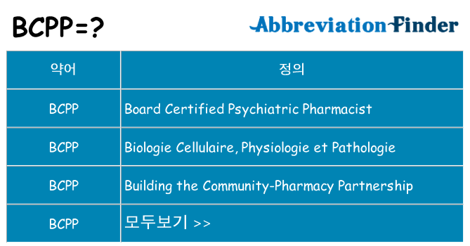 bcpp 대 한 무엇을 서가