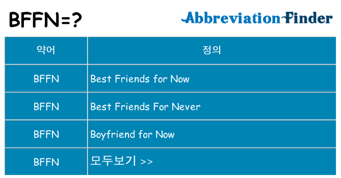 bffn 대 한 무엇을 서가