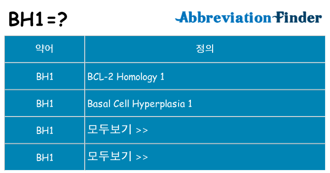 bh1 대 한 무엇을 서가