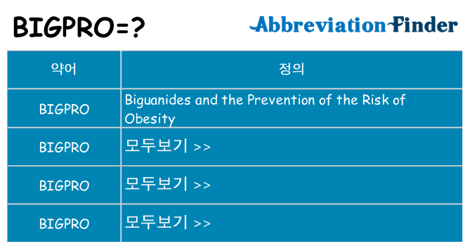 bigpro 대 한 무엇을 서가