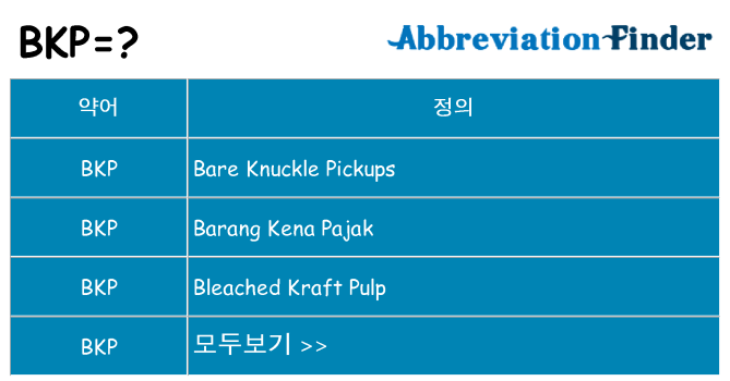 bkp 대 한 무엇을 서가