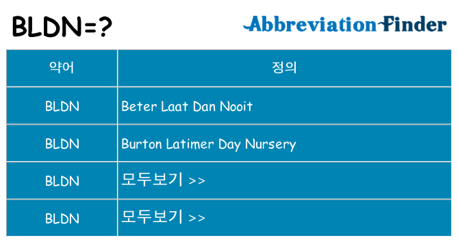 bldn 대 한 무엇을 서가