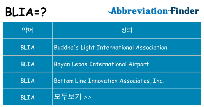 blia 대 한 무엇을 서가