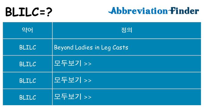 blilc 대 한 무엇을 서가
