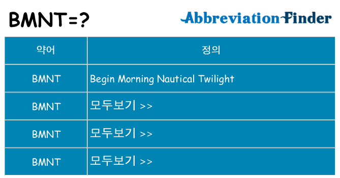 bmnt 대 한 무엇을 서가