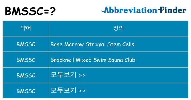 bmssc 대 한 무엇을 서가