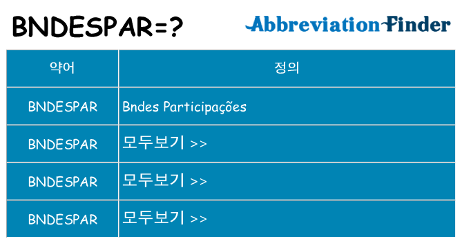 bndespar 대 한 무엇을 서가