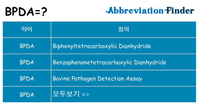 bpda 대 한 무엇을 서가