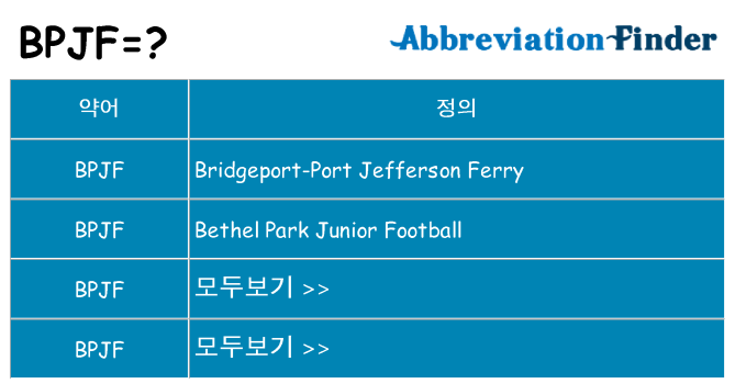 bpjf 대 한 무엇을 서가