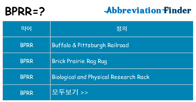 bprr 대 한 무엇을 서가