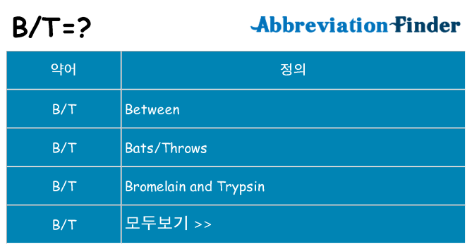 bt 대 한 무엇을 서가