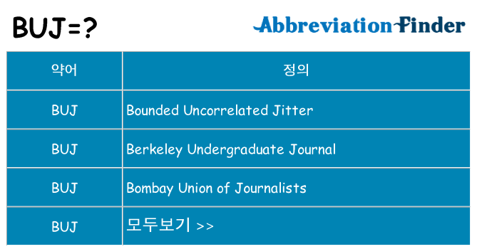 buj 대 한 무엇을 서가